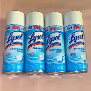 4 Lysol Cans